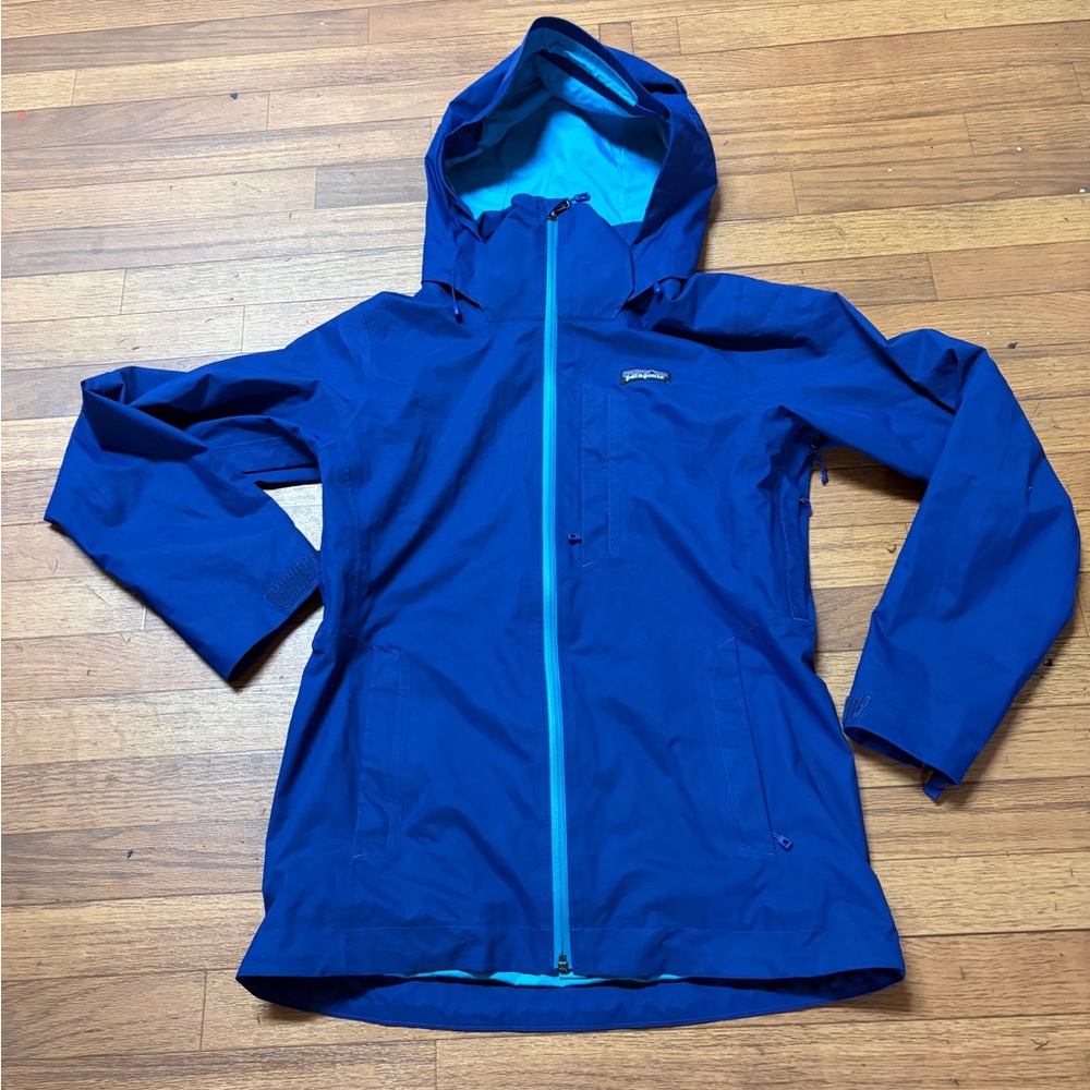 Patagonia NWT Women’s Powder town Jacket size XS Blue AP - Picture 6 of 16